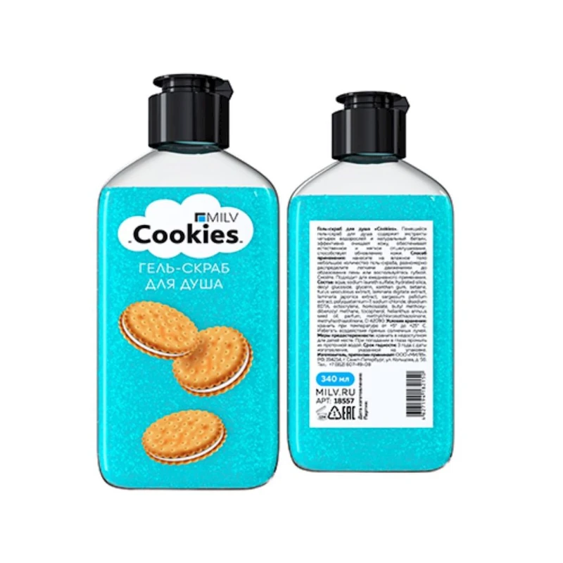 Gel-skrab Milv Cookies 340 ml