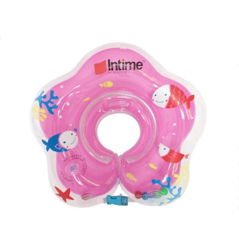 Körpələr üçün boyun üzgücü/ Necklace float. Çəhrayı rəngdə