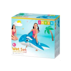 Надувной матрас İntex X58225588523, 152x114 см , синий Надувной матрас İntex X58225588523, 152x114 см , синий