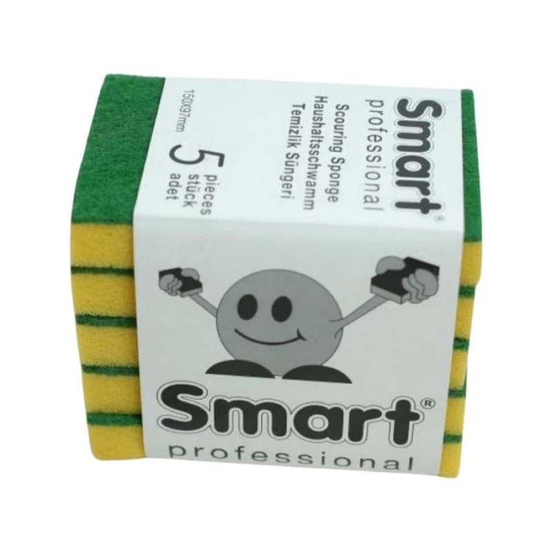 Набор губок Smart Professional, 5 шт, желтый Набор губок Smart Professional, 5 шт, желтый