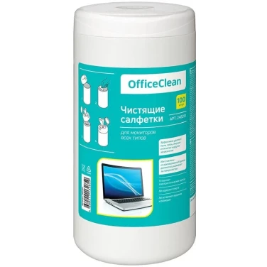 Салфетки для монитора Office clean Салфетки для монитора Office clean