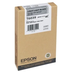 Картридж Epson T6039 Light Light Black (C13T603900)