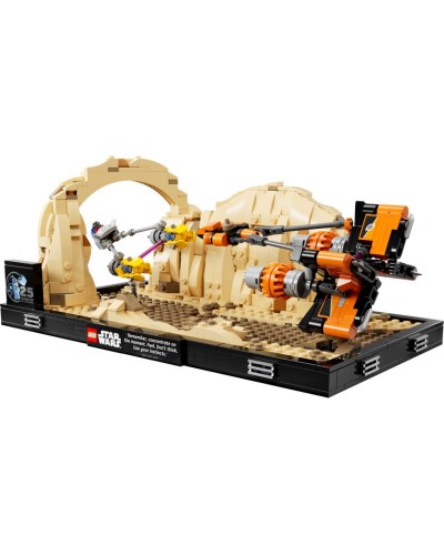 Konstruktor LEGO Star Wars Mos Espa Podrace Diorama 75380, böyüklər üçün, 718 hissə - 75380