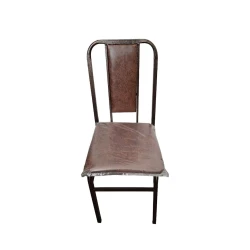 Стул 252528, нержавеющая сталь/ткань, коричневый/черный