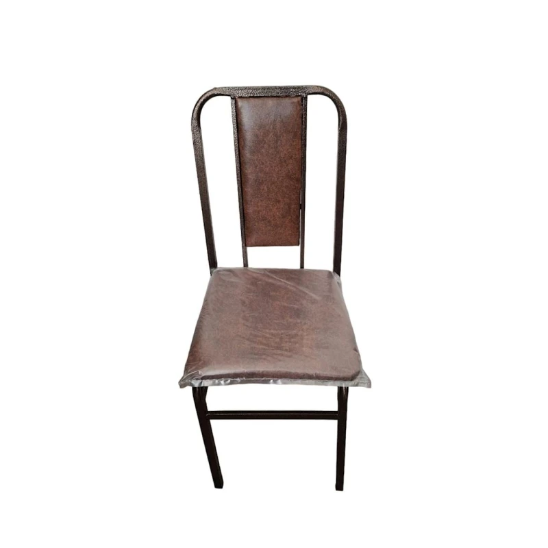 Стул 252528, нержавеющая сталь/ткань, коричневый/черный