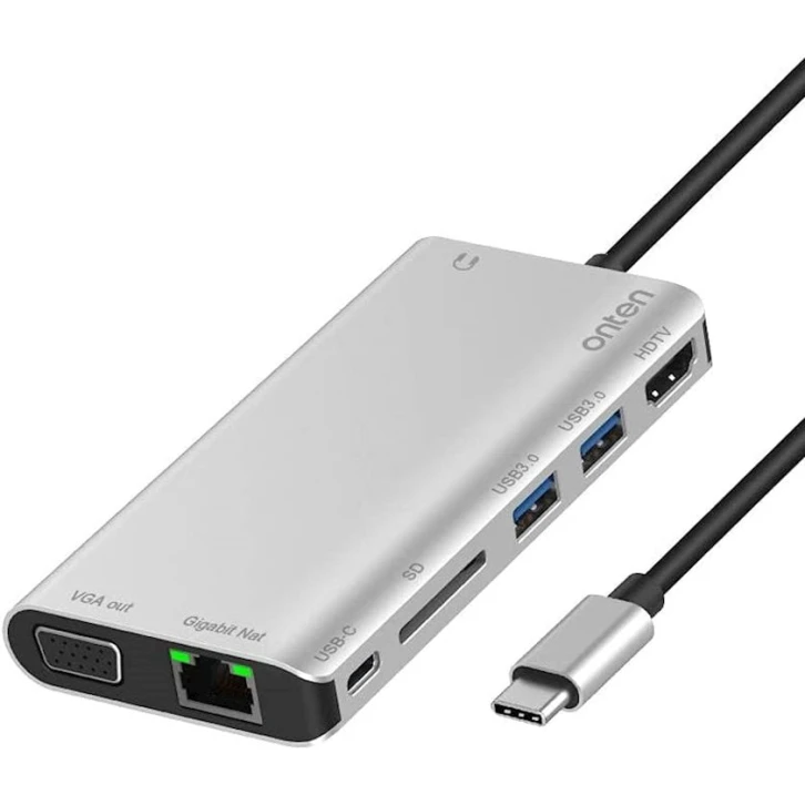 Док-станция OT-9591B USB Type-C 8 in 1 Док-станция OT-9591B USB Type-C 8 in 1