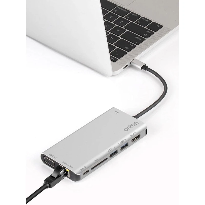 Док-станция OT-9591B USB Type-C 8 in 1 Док-станция OT-9591B USB Type-C 8 in 1