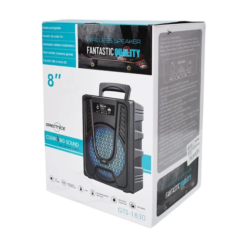 Портативная колонка GTS GTS-1830