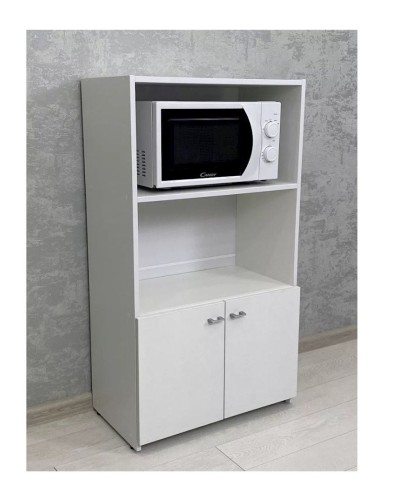 Stellaj 3563_L-M 2StellajMicrowWh, 62x34,2x112 sm, LDSP, ağ