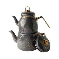 Набор чайников LifeSmile LSGCC, 2 шт, 2000 мл, серый/золотистый