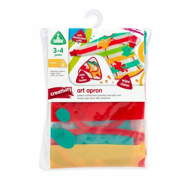 Önlük uşaqlar üçün Addo ELC Art Apron, rəngbərəng, 90x53 sm, 3-4 yaş Önlük uşaqlar üçün Addo ELC Art Apron, rəngbərəng, 90x53 sm, 3-4 yaş
