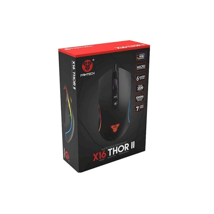 Мышь Fantech Gaming Wired THOR II X16 (V2) Мышь Fantech Gaming Wired THOR II X16 (V2)