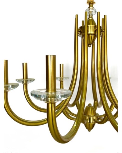 Asma çilçıraq Şəms Aydınlatma 88169-8 AB, 8 lampa, antik qızılı - 88169-8 AB