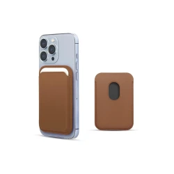 Чехол-визитница для Apple iPhone, экокожа, с MagSafe