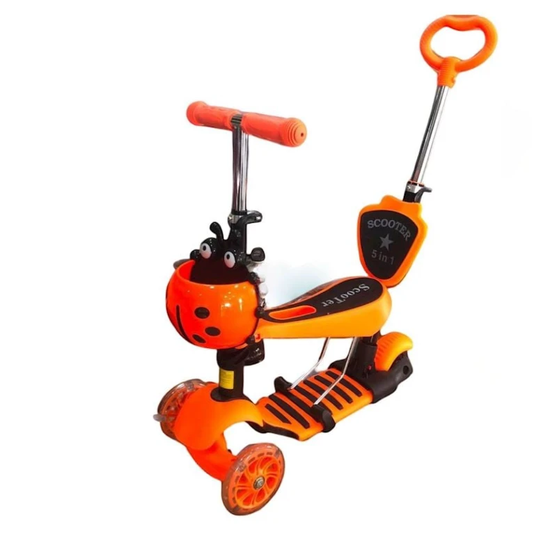 Детский самокат PC-0336, оранжевый Детский самокат PC-0336, оранжевый