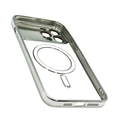 Çexol Auto Focus Magsafe Apple iPhone 13 Pro Max üçün Silver