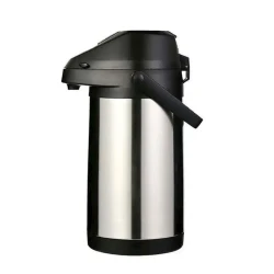 Термос Sunlife SS25HC, нержавеющая сталь, черный/серебристый, 2.5 л