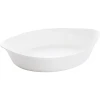 Bişirmə üçün forma Luminarc Smart Cuisine LM N3567, 17x29 sm, oval, şüşə keramika, ağ