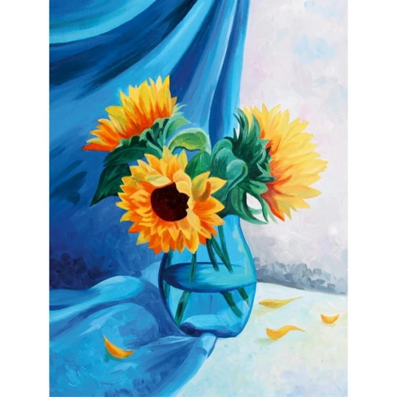 Холст на картоне с контуром Rosa Start, Натюрморт №8, 30х40, хлопок, акрил