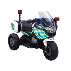 Uşaqlar üçün elektrik motosikl BMW PP Infinity Mini Police, 7 km/s qədər, 2-5 yaş, 75x50x34 sm