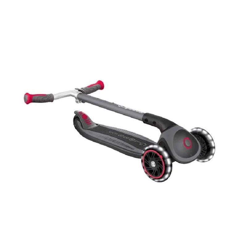 Детский самокат Globber Primo, черный/красный