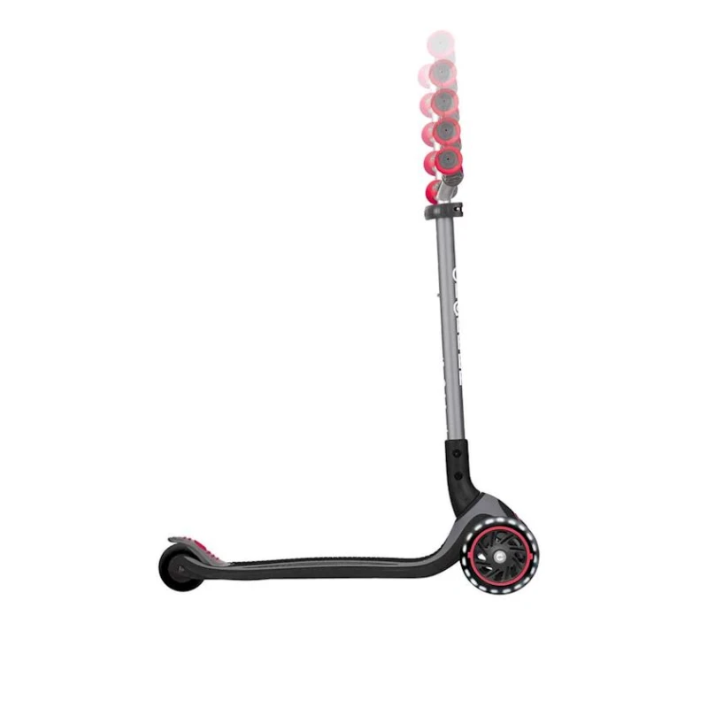 Детский самокат Globber Primo, черный/красный