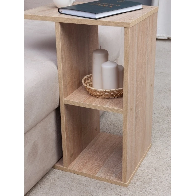 Журнальный столик Letta 60x47x30 см, ЛДСП, древесный Журнальный столик Letta 60x47x30 см, ЛДСП, древесный