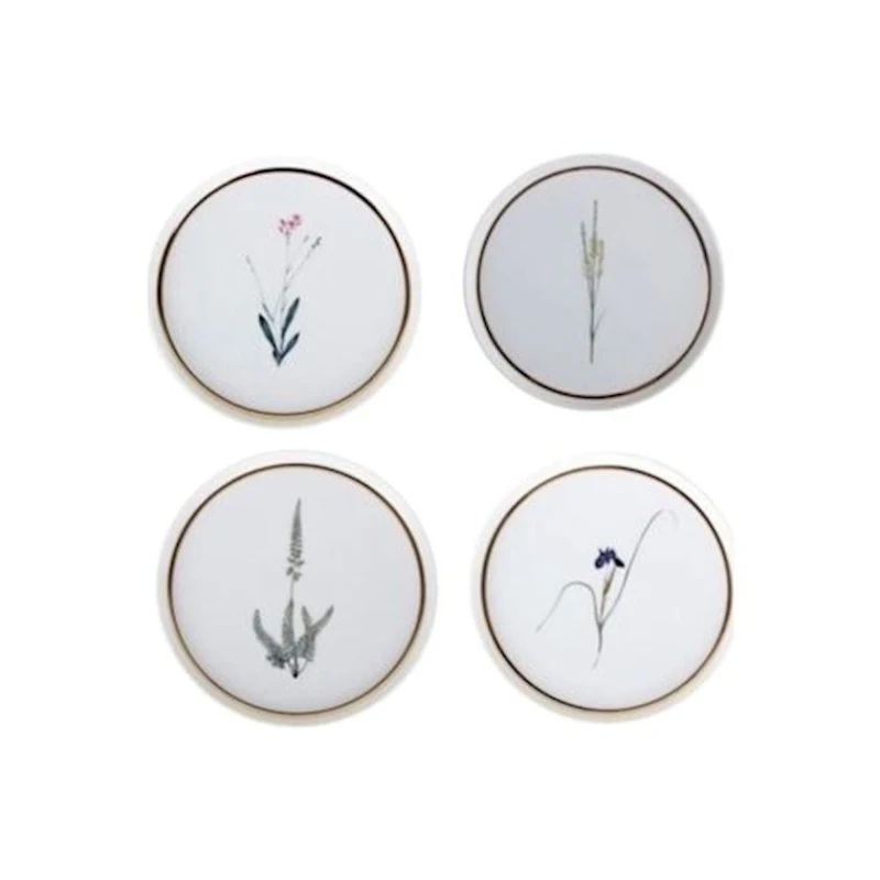 Набор тарелок Porland Botanical 04ALM007234, разноцветный, 21 см, 4 шт Набор тарелок Porland Botanical 04ALM007234, разноцветный, 21 см, 4 шт