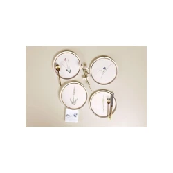 Набор тарелок Porland Botanical 04ALM007234, разноцветный, 21 см, 4 шт