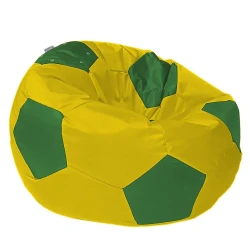 Пуфик DTOL007, жёлтый/зелёный, 70x70 см