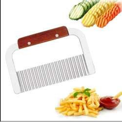 Овощерезка K487, 19x12 см, серебристый/коричневый