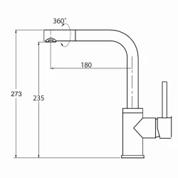 Qarışdırıcı Aquasanita Forte 5553-002
