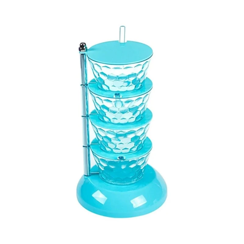 Çərəz qabı MR-736, fiqurlu, 22 sm, plastik, mavi