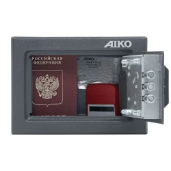 Офисный сейф AIKO T 140, электронный кодовый, серый