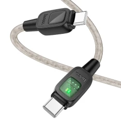USB кабель Type-C to Type-C Hoco U124 Stone