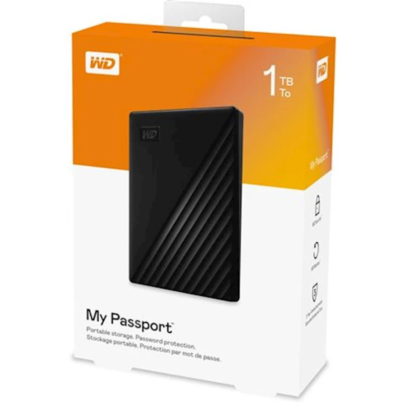 Внешний жесткий диск WD My Passport 1 TB 2.5 Black Внешний жесткий диск WD My Passport 1 TB 2.5 Black