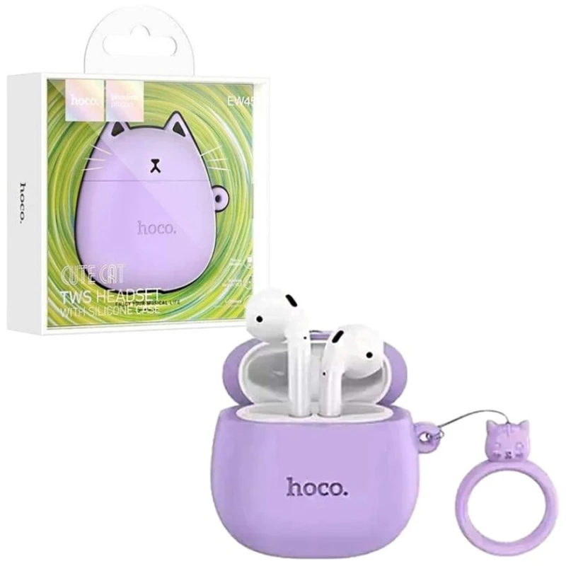 Simsiz qulaqlıqlar Hoco EW45 Purple Simsiz qulaqlıqlar Hoco EW45 Purple