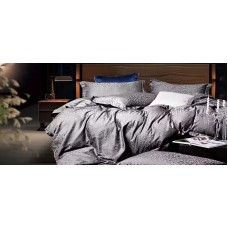 Yataq dəsti Maison Dor homestore_vm648, yorğan üzü 200x220 sm, mələfə 240x260 sm, yastıq üzü (2 əd) 50x70 sm, ikinəfərlik, satin, boz
