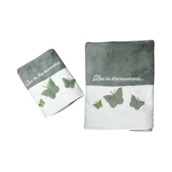 Üz və əllər üçün dəsmal dəsti MiraNova 352, mikrofibra, rəngbərəng, 50x90 sm, 10 əd