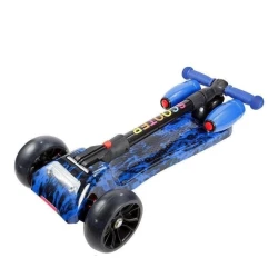 Samokat Raketa, uşaqlar üçün, 3 yaşdan, göy