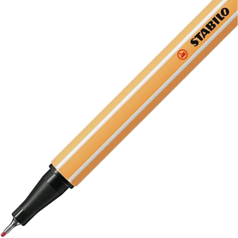 Капиллярная ручка Stabilo point 88/49, 0.4 мм, Strawberry Red Капиллярная ручка Stabilo point 88/49, 0.4 мм, Strawberry Red