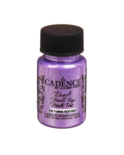 Akril boya-metallik Cadence Dora Metallic Paint 189 Heather 50 ml