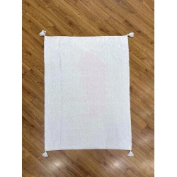 Ковровая дорожка Natural halı nth_WHITE02, 120x180 см, хлопок, белый