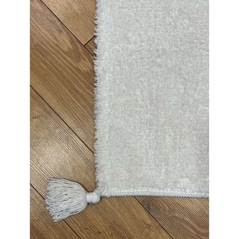 Ковровая дорожка Natural halı nth_WHITE02, 120x180 см, хлопок, белый Ковровая дорожка Natural halı nth_WHITE02, 120x180 см, хлопок, белый