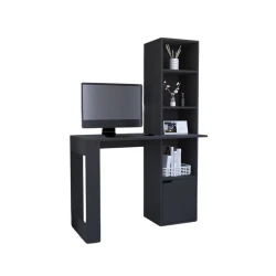 Yazı masası Ev Plus 12115834, LDSP, antrasit, 148x45x98 sm