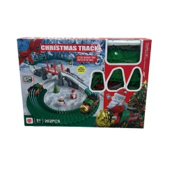 Dəmiryolu dəsti Christmas, 3+ yaş, 32x15 sm, 202 element Dəmiryolu dəsti Christmas, 3+ yaş, 32x15 sm, 202 element