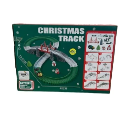 Dəmiryolu dəsti Christmas, 3+ yaş, 32x15 sm, 202 element Dəmiryolu dəsti Christmas, 3+ yaş, 32x15 sm, 202 element