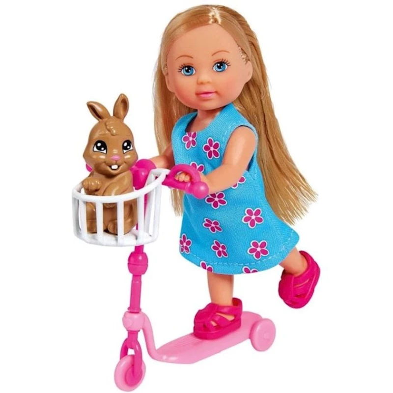 Kukla Evi Love Simba dovşan ilə samokatda Kukla Evi Love Simba dovşan ilə samokatda