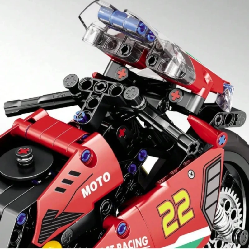 Конструктор Castela Motorcycle, 6+ лет, 470 деталей Конструктор Castela Motorcycle, 6+ лет, 470 деталей