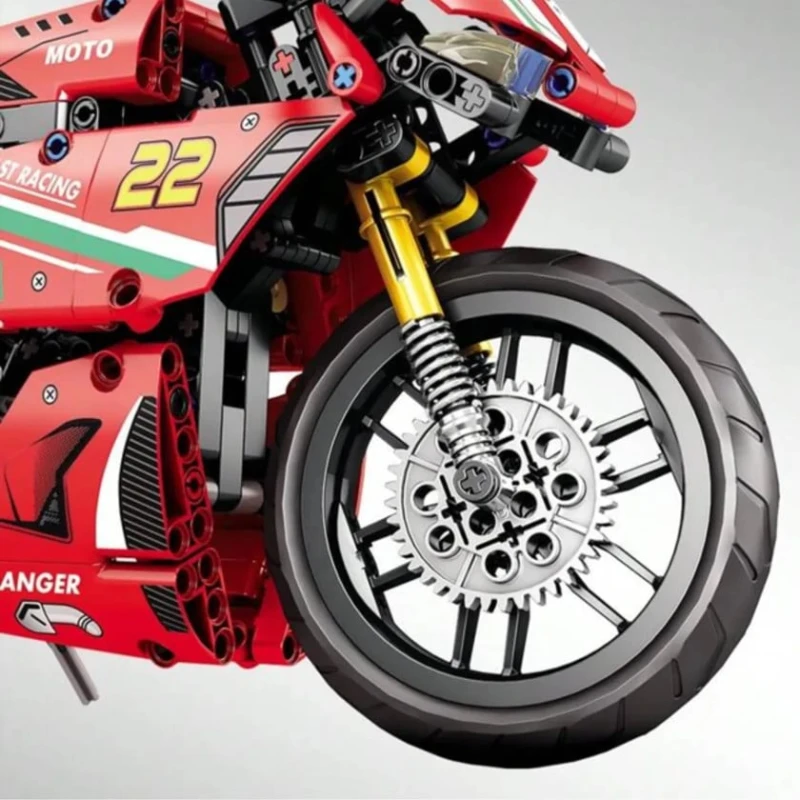 Конструктор Castela Motorcycle, 6+ лет, 470 деталей Конструктор Castela Motorcycle, 6+ лет, 470 деталей